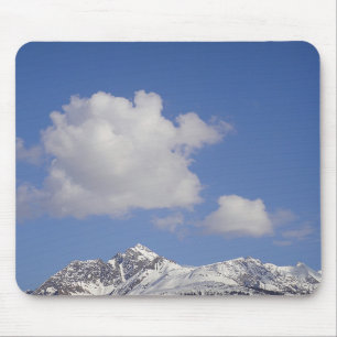 Tapis De Souris Mousepad Schneeberg mit lustiger Wolke