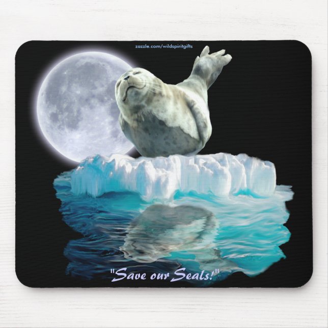 Tapis De Souris Mousepad Sel-Pup et Lune Faune Lover Mousepad (Devant)