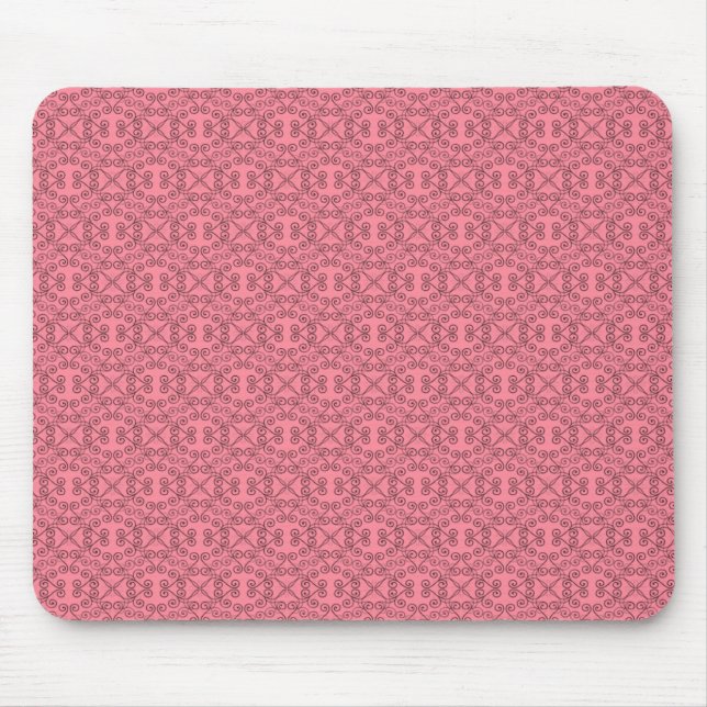 Tapis De Souris Mousepad sucré et dainty, pastèque rose (Devant)