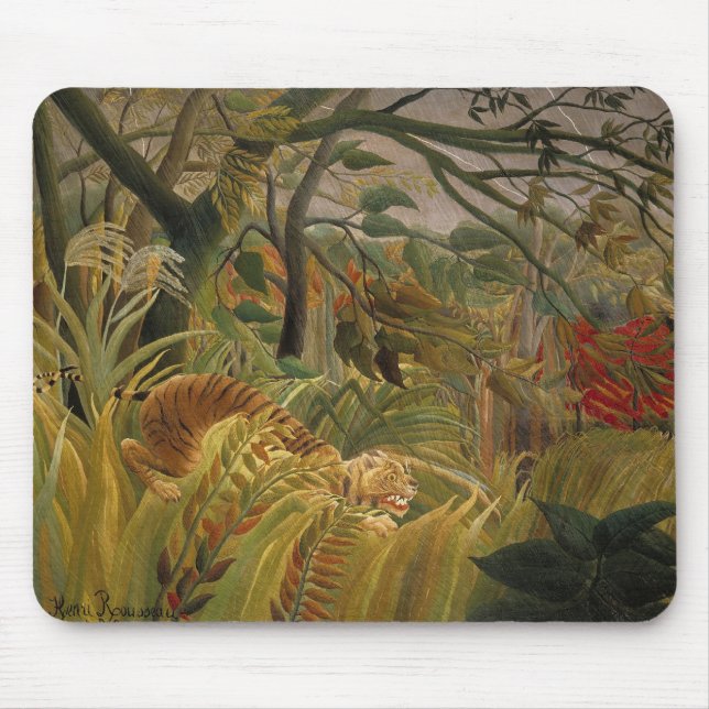 Tapis De Souris Mousepad Tiger de Rousseau (Devant)