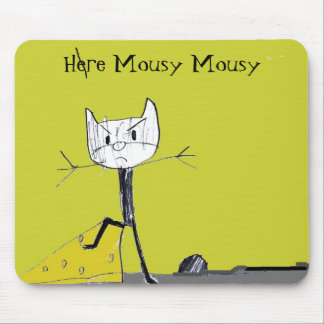 Tapis De Souris Mousepad timide ici timide