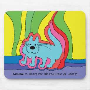 Tapis De Souris Mousepad "Toon/MEOW Hi"