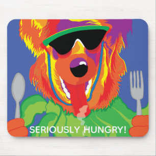 Tapis De Souris Mousepad "Vraiment faim !"