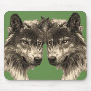 Tapis De Souris Mousepad Wolf