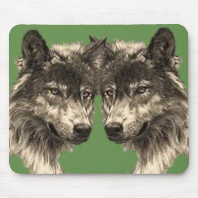 Tapis De Souris Mousepad Wolf (Devant)