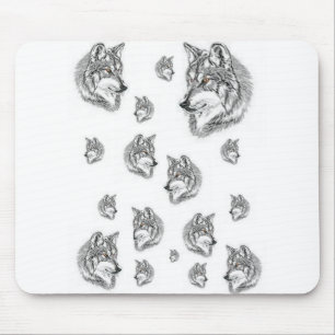 Tapis De Souris Mousepad Wolf