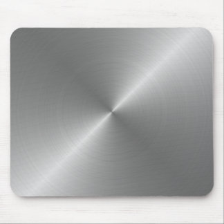 Tapis De Souris Mousepads avec la texture métallique argentée