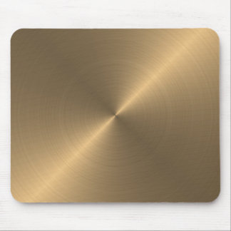 Tapis De Souris Mousepads avec la texture métallique d'or