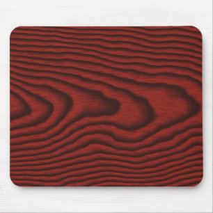 Tapis De Souris Mousepads avec une texture en bois rouge