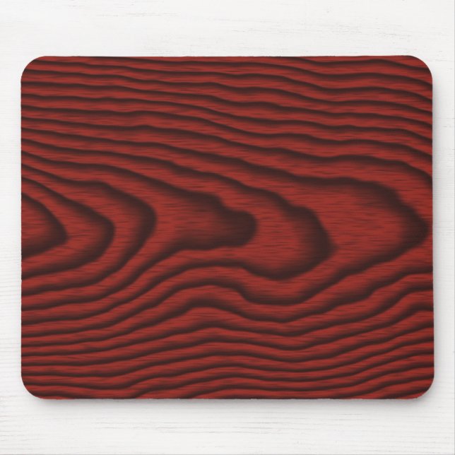 Tapis De Souris Mousepads avec une texture en bois rouge (Devant)