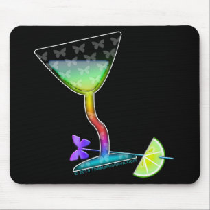 TAPIS DE SOURIS MOUSEPADS - BUTTERFLY MARTINI