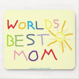 TAPIS DE SOURIS MOUSEPADS DE LA JOURNÉE DE LA MÈRE - CADEAUX UNIQU