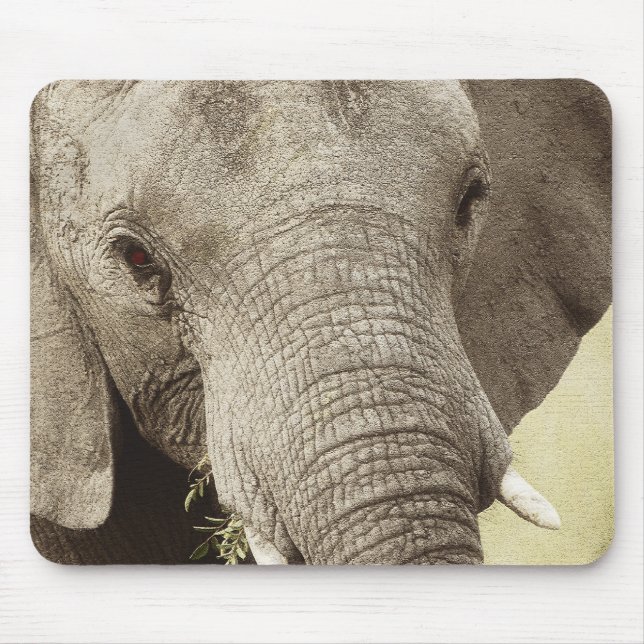 Tapis De Souris Mousepads de safari de faune d'éléphant africain (Devant)