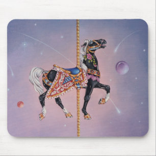 Tapis De Souris Mousepads - Petaluma Carousel Horse 2