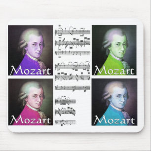Tapis De Souris mouspad d'art de bruit de mozart