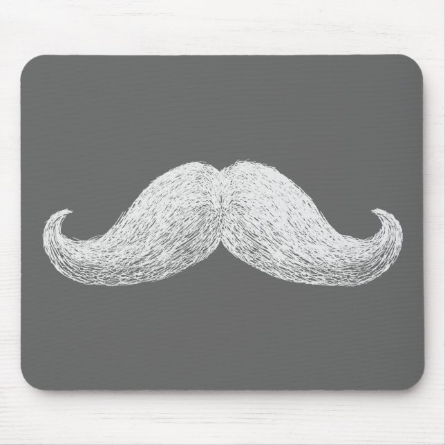 Tapis De Souris Moustache de La (foncée) (Devant)