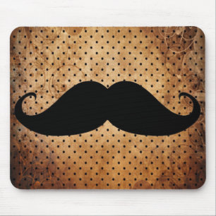Tapis De Souris Moustache noire drôle