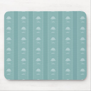 Tapis De Souris Moustaches et chapeaux