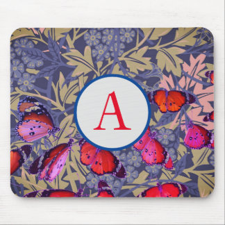 TAPIS DE SOURIS MOUSTIQUES INITIALES PERSONNALISÉES MOUSE PAD MORR