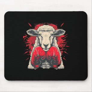 Tapis De Souris Mouton de boxe Gants de boxe Mouton de kickboxing