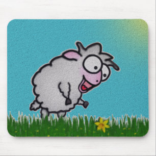 Tapis De Souris Moutons heureux Mousepad
