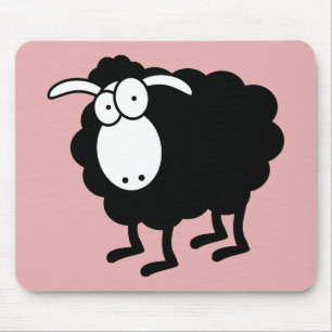 Tapis De Souris Moutons noirs