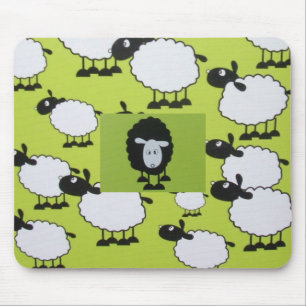Tapis De Souris Moutons noirs
