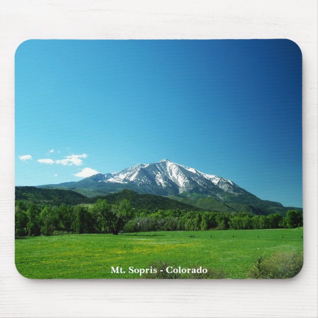 Tapis De Souris Mt. Sopris Mousepad (Devant)