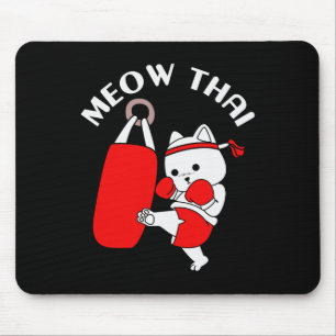 Tapis De Souris Muay Thai Cat Meow Thai