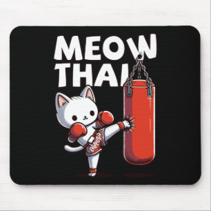 Tapis De Souris Muay Thai Cat Meow Thai