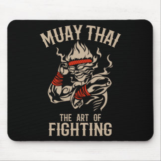 Tapis De Souris Muay Thai Fighter - Muay Thai And Thaiboxing Gift 