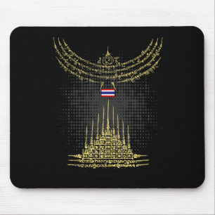 Tapis De Souris MUAY THAI Oiseau -- Bouddha Tatouage Kickboxing