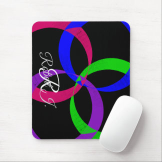 Tapis De Souris Multi Color Interchange Geometric Mouse Pad