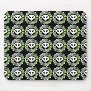 Tapis de souris multiple Alien TV Round noir