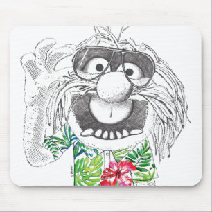 Tapis De Souris Muppets   Animal Dans Une Chemise Hawaïenne