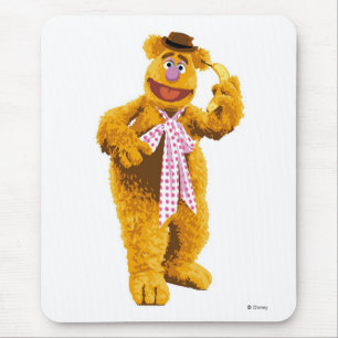 Tapis De Souris Muppets Fozzie Bear tenant la banane Disney