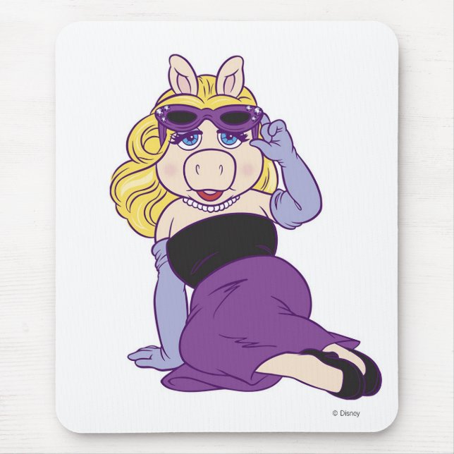 Tapis De Souris Muppets Miss Piggy Disney (Devant)