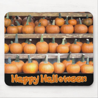 Tapis De Souris Mur Citrouille d'Halloween