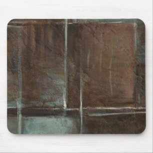 Tapis De Souris Mur en brique rouge et gris