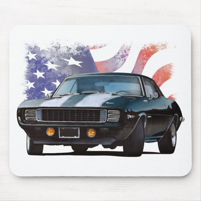 Tapis De Souris Muscle Car en Amérique (Devant)