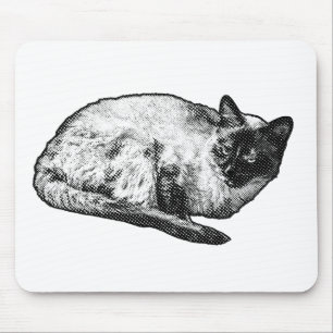Tapis De Souris Muse en demi-teinte, bureau festif