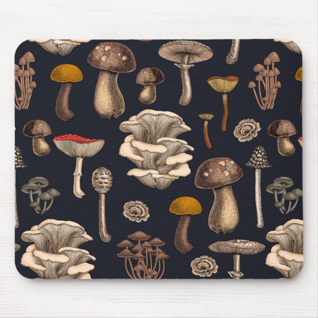 Tapis De Souris Mushrooms sauvages (Devant)