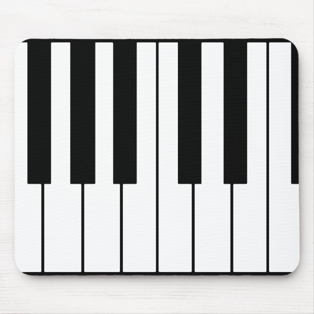 Tapis De Souris music-themed piano keys (Devant)