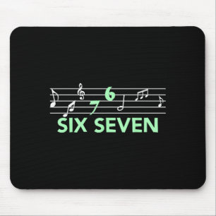 Tapis De Souris Musical drôle 67 Musique Argot Six Sept Musique