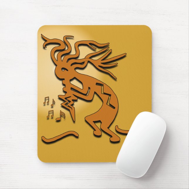 Tapis De Souris Musicien Kokopelli (Avec souris)