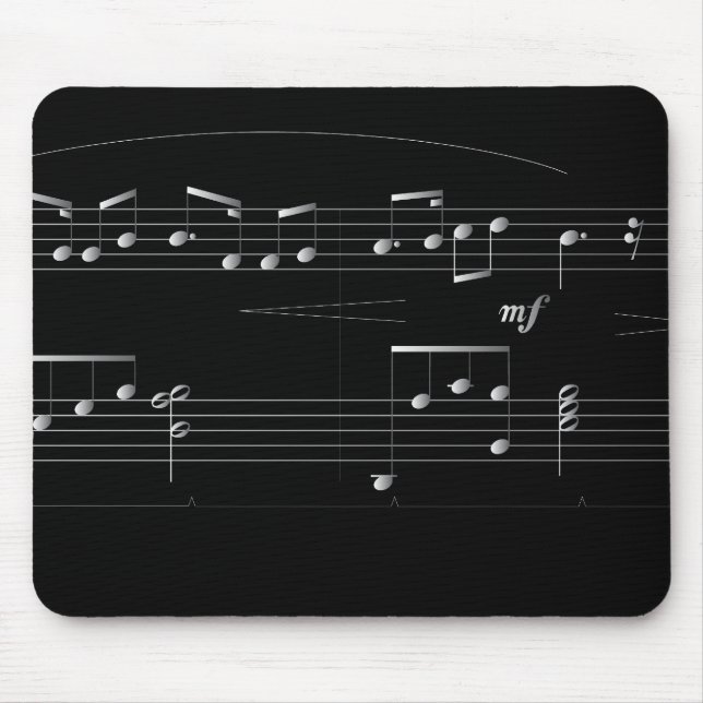 Tapis De Souris Musique chique Mousepad (Devant)