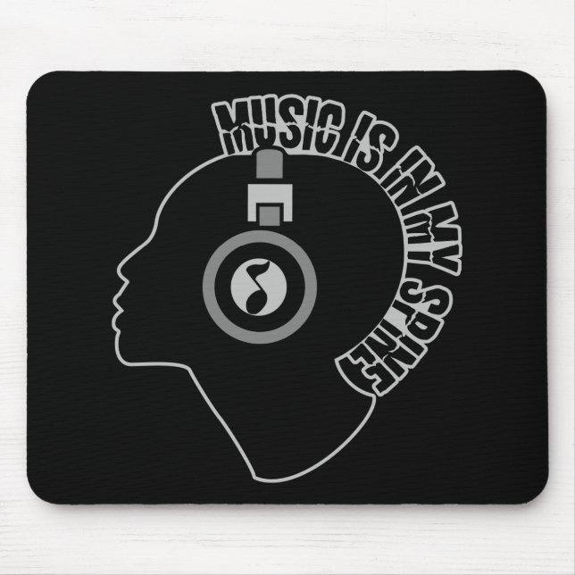Tapis De Souris Musique couleur mousepac (Devant)