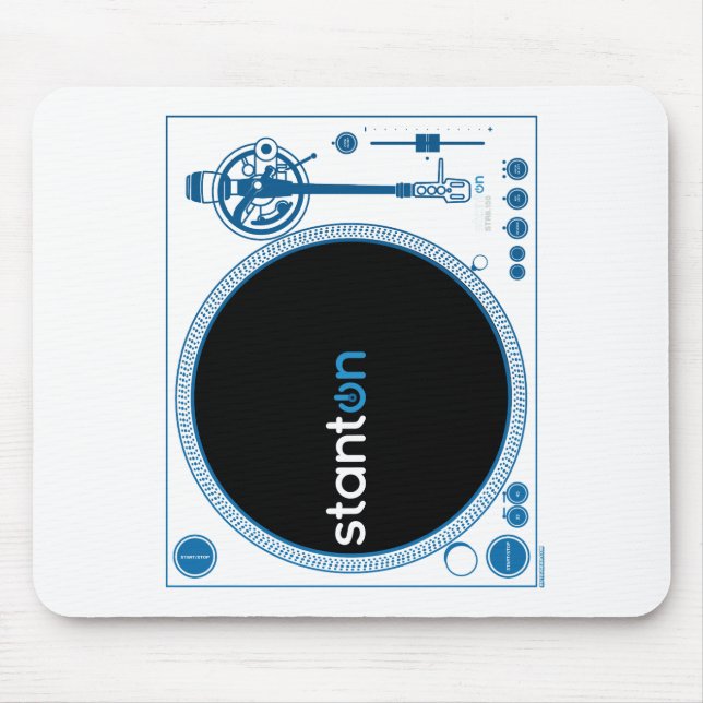 Tapis De Souris Musique de plate-forme du DJ de Tourne-disque de (Devant)