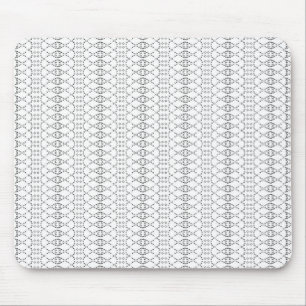 Tapis De Souris Musique Nordic Knit Texte ASCII Art noir et blanc