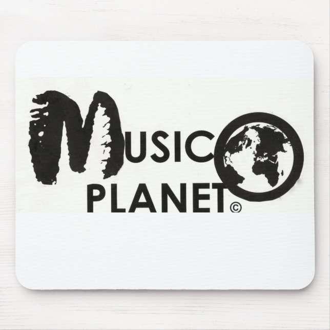 Tapis De Souris MUSIQUE PLANET OFFICIEL Mousepad (Devant)